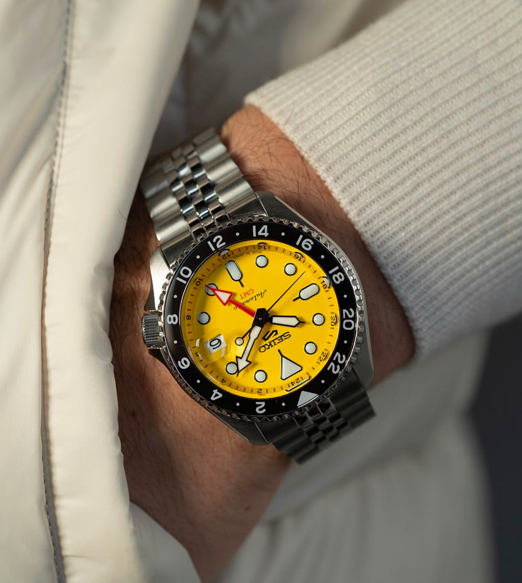 Seik_o 5 Sports GMT Yellow
