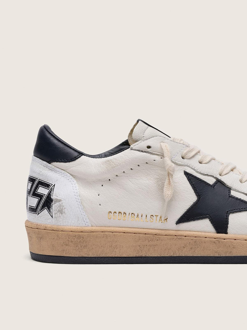 Golden Goose Ball-Star Low White Black
