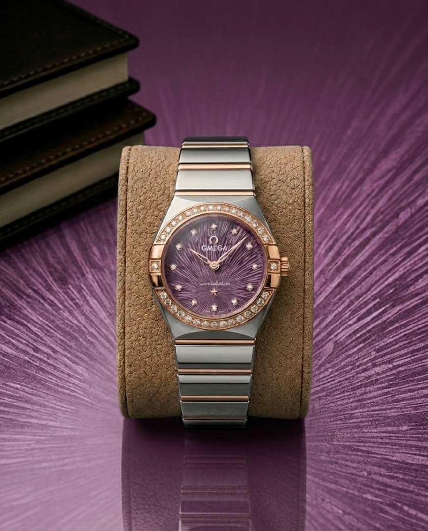 Omeg_a Constellation Quartz Luxury Watch