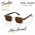 MAR_C JACOB 22035 BROWN WITH GOLD TOUCH NEW FASHION DESIGNER SHOWROOM UNISEX ARTICLE