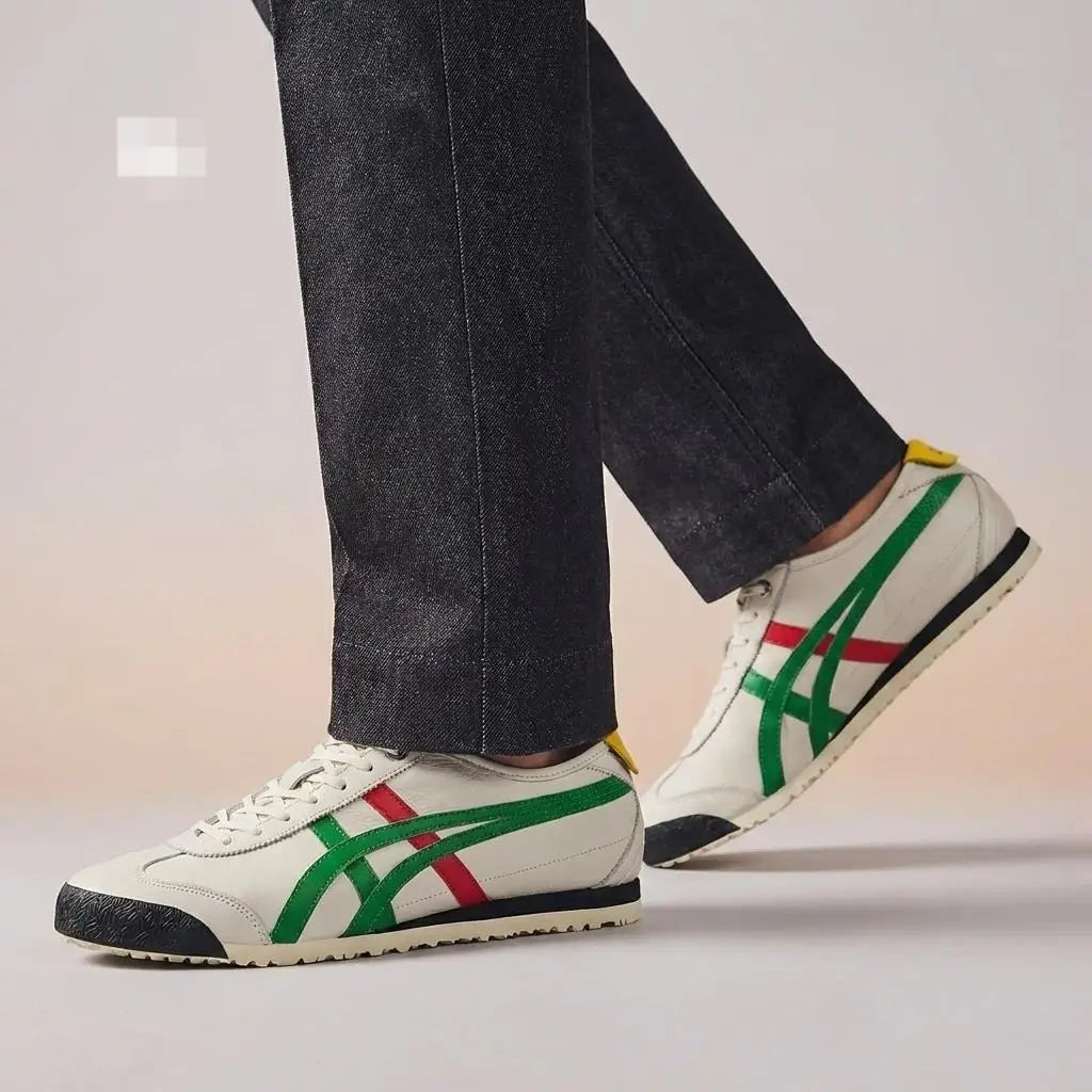 Onitsuk_a Tiger Mexico 66 Birch Green Red