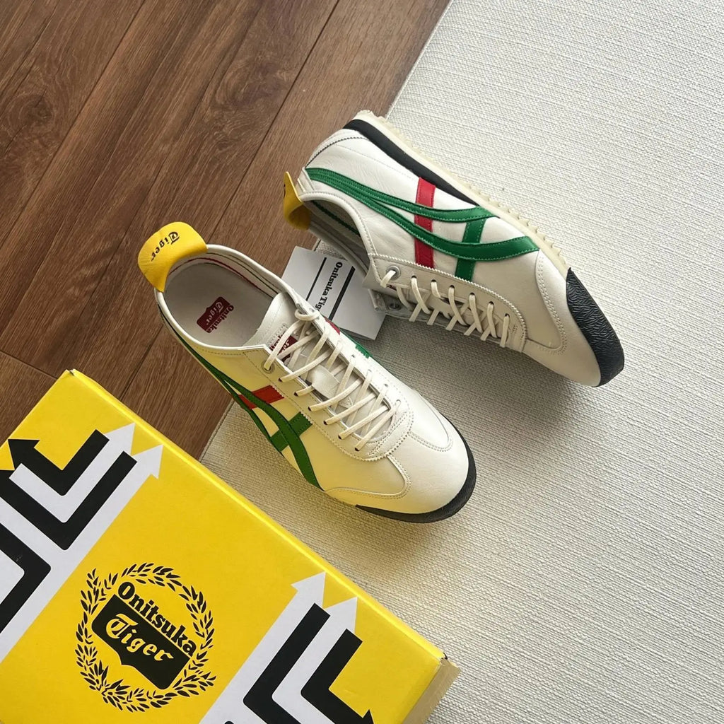 Onitsuk_a Tiger Mexico 66 Birch Green Red