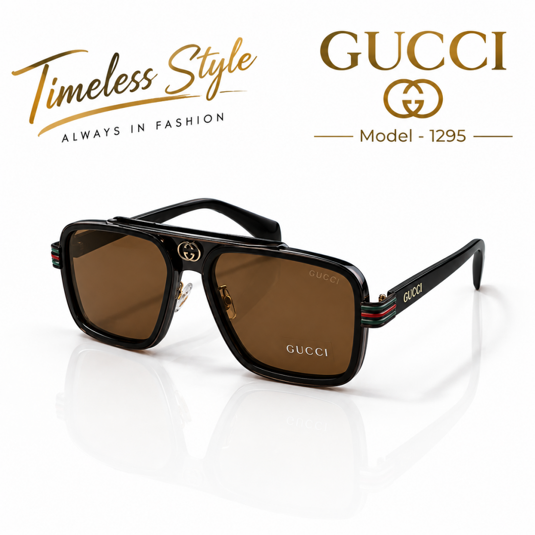 GUCC_I 1295 BROWN SHADE EXCLUSIVE STORE TOP MOST SELLING MODEL